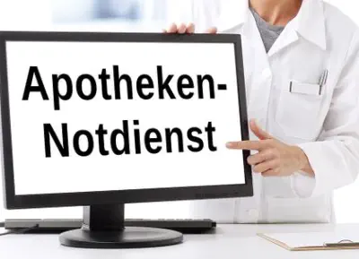 Drücken Sie auf den Button um zum Notdienstplan des Bezirks zu kommen